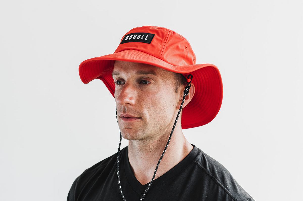 Nobull Boonie Men's Hats Red | Australia (WH4763)